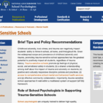 Creating Trauma-Sensitive Schools: Brief Tips and Policy Recommendations